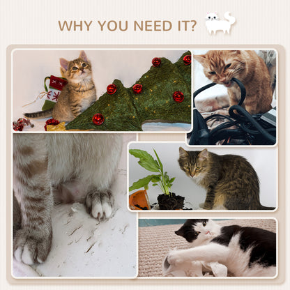 Cat Tree for Indoor Cats, Four-Layer Wall-Mounted Shelf, Cat Wall Furniture, Kitten Perch Climber Furniture w/ Cushions, Scratching Board - Oak Tone