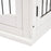 Dog Crate, Furniture Style Puppy Cage End Table, Pet Kennel House with 3 Doors for Small Dog, White 81 x 58.5 x 66 cm