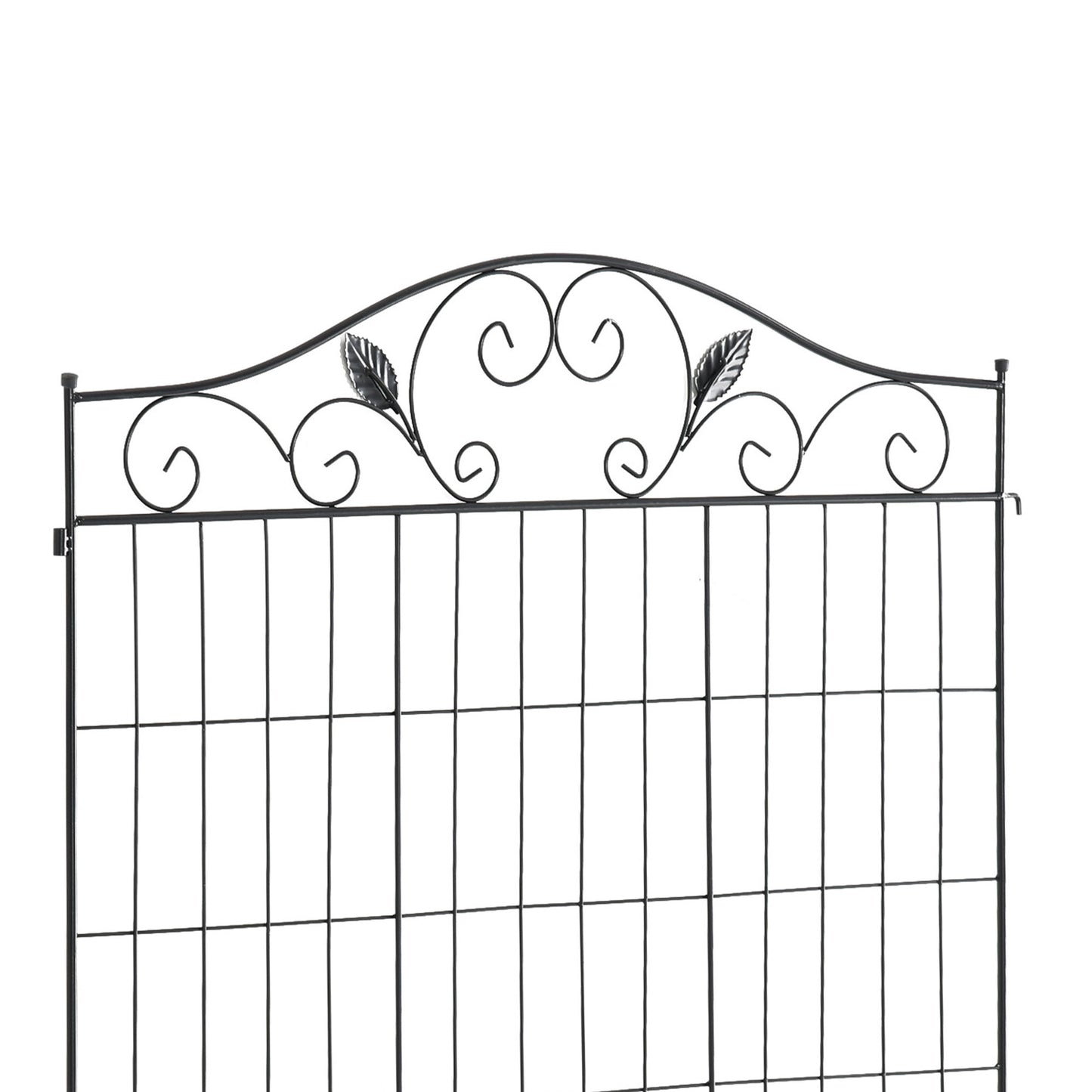 4 Panel Garden Decorative Fence - 44in x 12ft