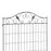 4 Panel Garden Decorative Fence - 44in x 12ft