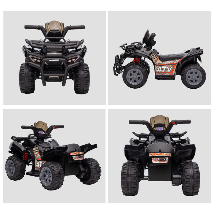 Electric Ride-on Quad Bike - Black