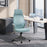 Ergonomic Office Chair w/ Wheel, High Mesh Back, Adjustable Height Home Office Chair - Blue