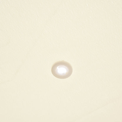 4 x 3 Meters Canopy Metal Wall Gazebo Awning Garden Marquee Shelter Door Porch - Cream