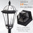 2 x Solar Powered LED Lamp Posts