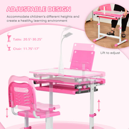 Children''s Study Table And Chair Set