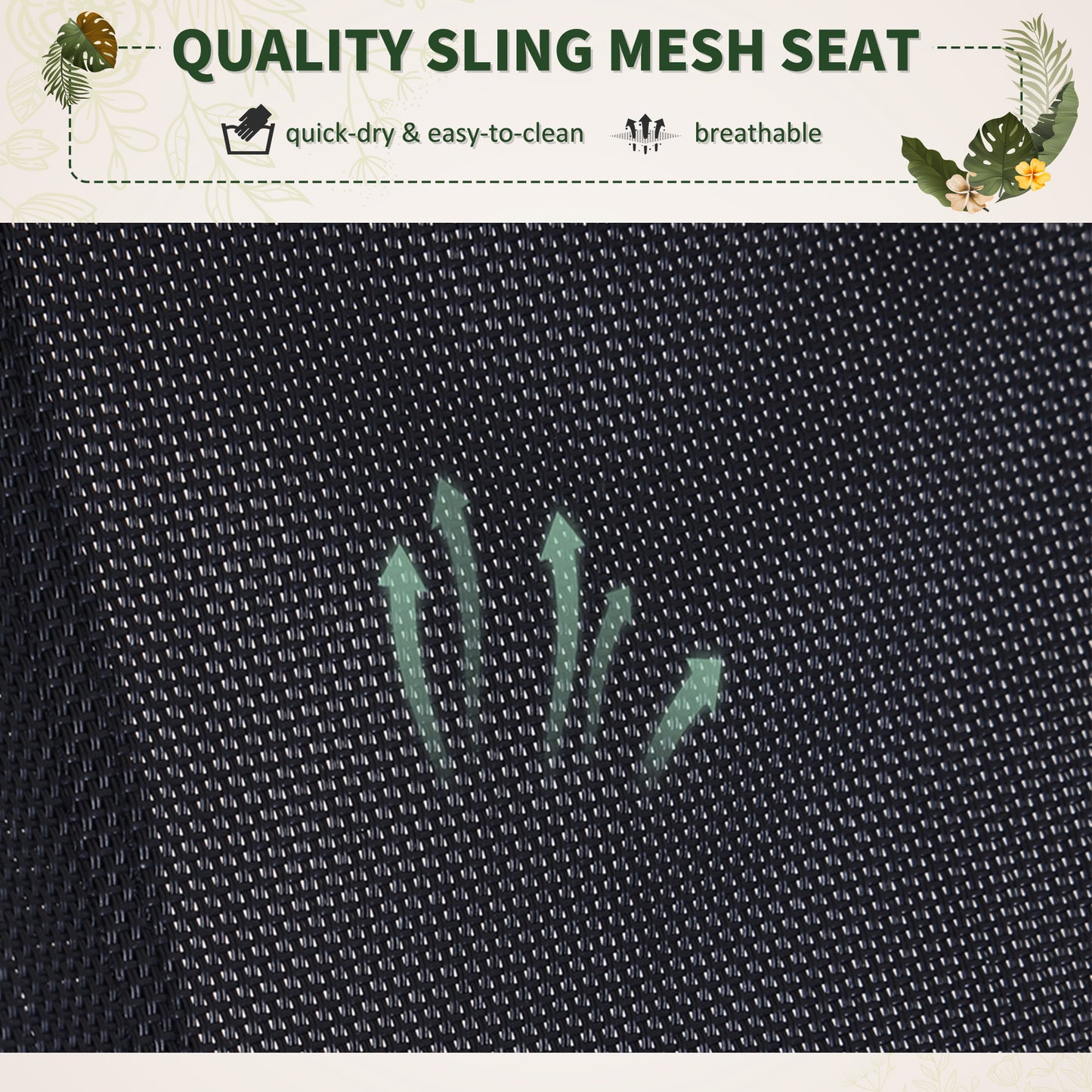 Outdoor Orbital Lounger Zero Gravity Patio Chaise Foldable Rocking Chair w/ Pillow Black