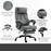 Office Chair 2-Point Removable Vibration Massage Pillow Executive Ergonomic USB Power Adjustable Height 360‚àö√á¬¨¬®‚àö√á¬¨¬Æ‚àö¬¢¬¨√Ñ¬¨√∂‚àö√â¬¨‚Ä†‚àö√â¬¨¬™ Swivel Grey