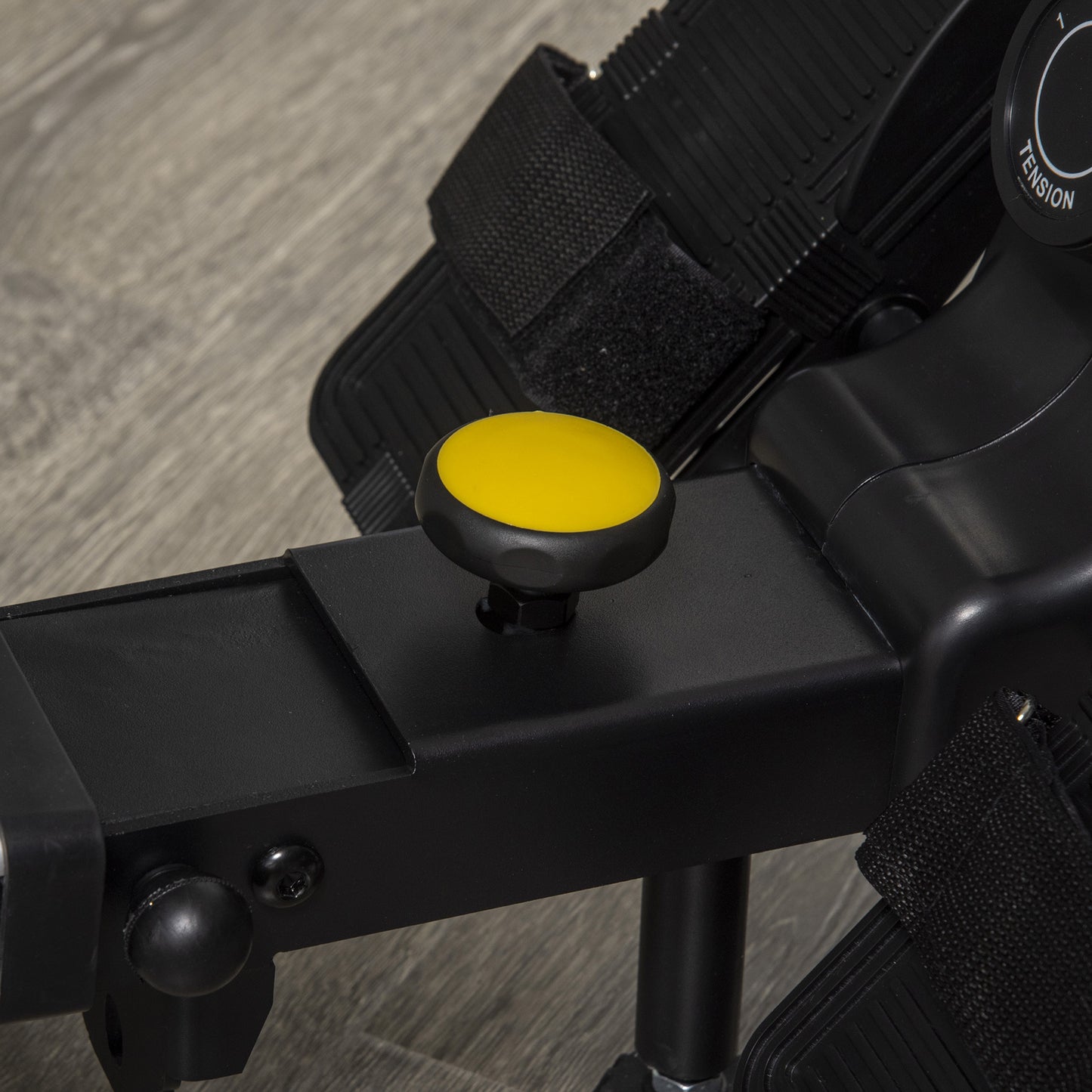 Indoor Body Health & Fitness Adjustable Magnetic Rowing Machine Rower with LCD Digital Monitor & Wheels for Home Gym