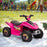 6V Kids Electric Ride on Car ATV Toy Quad Bike Four Big Wheels w/ Forward Reverse Functions Toddlers for 18-36 Months Old Pink