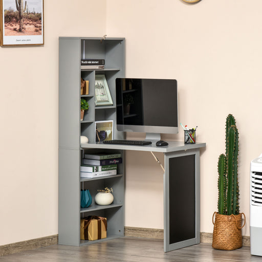 Desk with Shelves