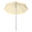 2.2M Tilt Beach Umbrella Parasol-Cream White