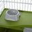 Small Animal Cage Rabbit Guinea Pigs Chinchillas Cage w/ Wheels Water Bottle Food Dish Platform Ramp 89 x 44 x 43 cm Green