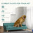 Dog Sofa with Legs Water-resistant Fabric, Pet Chair Bed for Large, Medium Dogs, Green, 100 x 62 x 32 cm