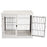 Dog Crate, Furniture Style Puppy Cage End Table, Pet Kennel House with 3 Doors for Small Dog, White 81 x 58.5 x 66 cm