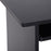 Compact Small Computer PC Table Wooden Desk Keyboard Tray Storage Shelf Modern Corner Table Home Office Gaming and Study Black