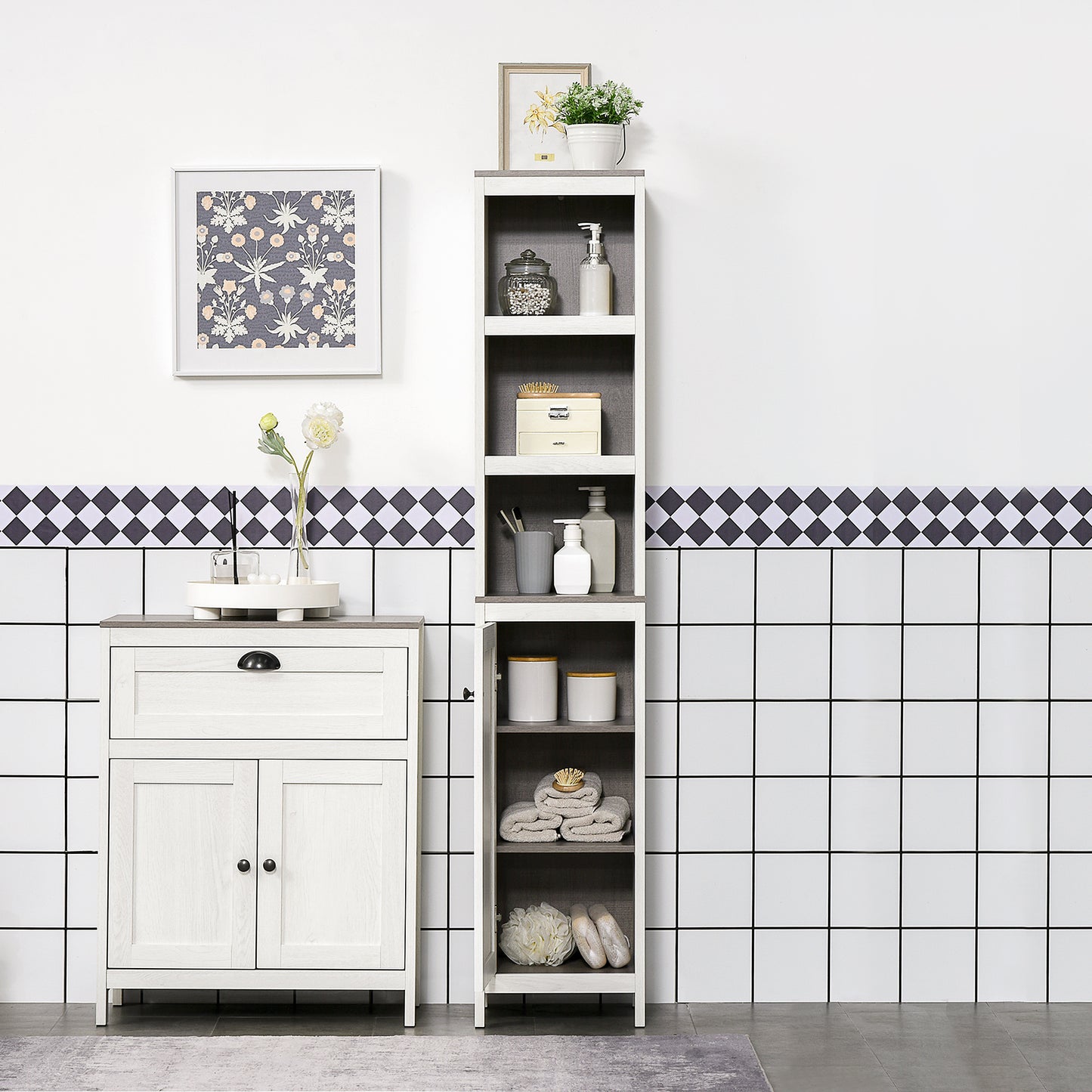 Bathroom Floor Cabinet