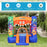 Kids Bounce Castle House Inflatable Trampoline Slide Basket with Blower for Kids Age 3-8 Monster Design 2.5 x 1.8 x 1.75m Multi-color