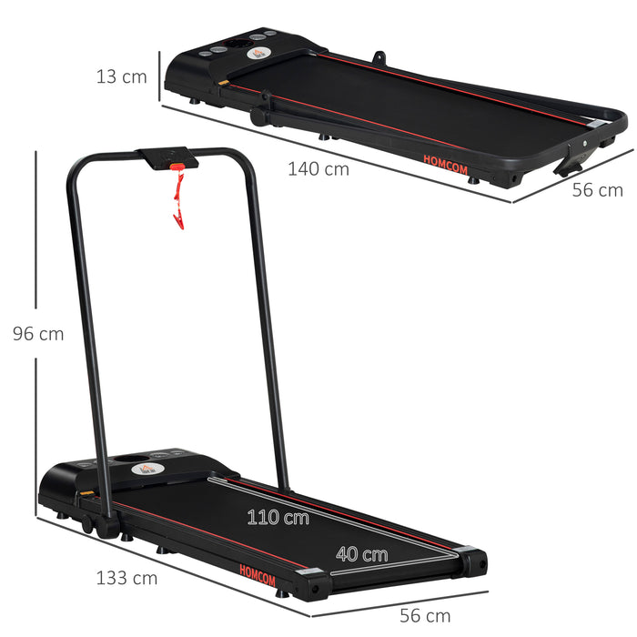 OUT OF STOCK - Foldable Walking Treadmill Aerobic Exercise Machine w/ LED Display, for Home, Office, Fitness Studio, Training Room