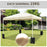 Outsunny 4pcs Gazebo Weight Sand Bags Leg Weights Marquee Tent Canopy Base