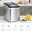 Ice Maker - Produces 12kg of bullet shaped ice cubes per day,