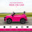 Compatible 6V Battery-powered Kids Electric Ride On Car Audi RS Q8 Toy with Parental Remote Control Music Lights USB MP3 Bluetooth Pink