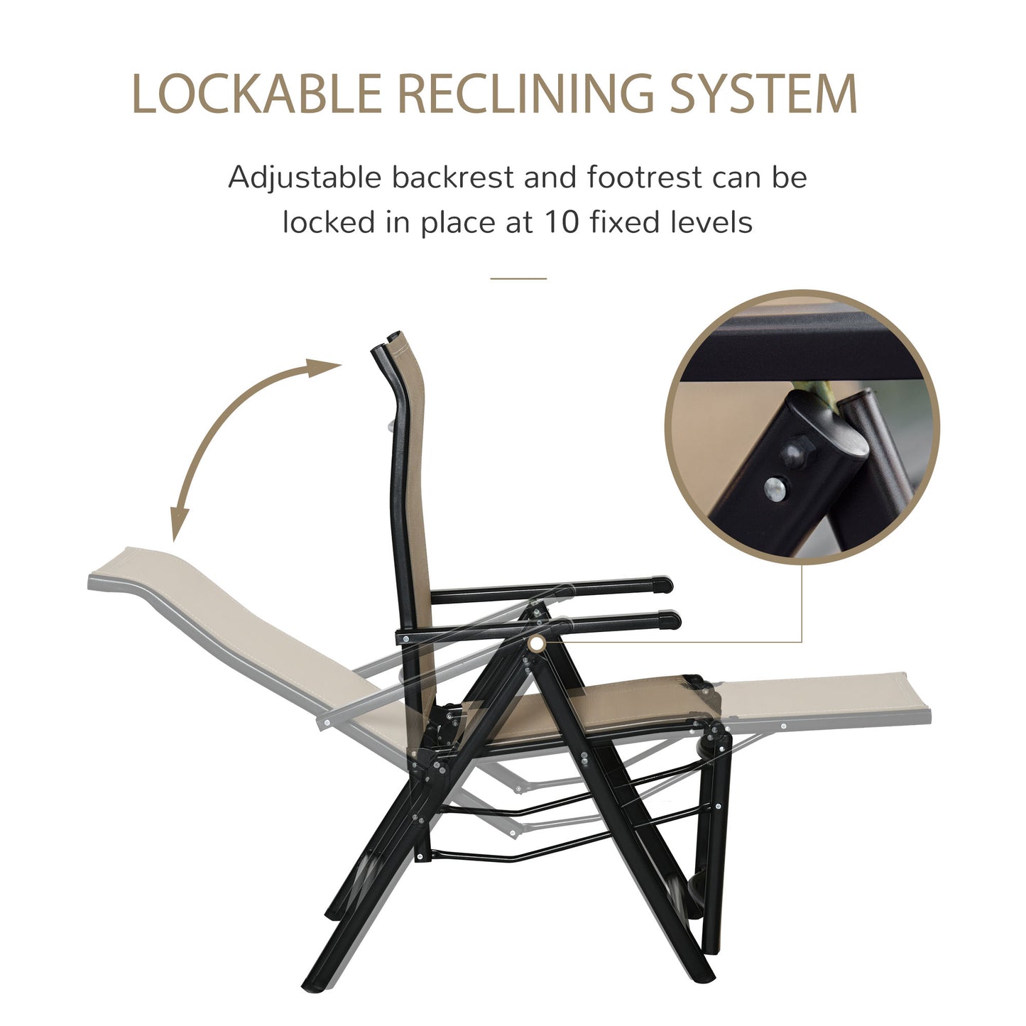 Outdoor Lounge Chair Set