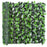 Artificial Leaf Hedge Screen Privacy Fence Panel for Garden Outdoor Indoor Decor 3M x 1M Light Green and Dark Green