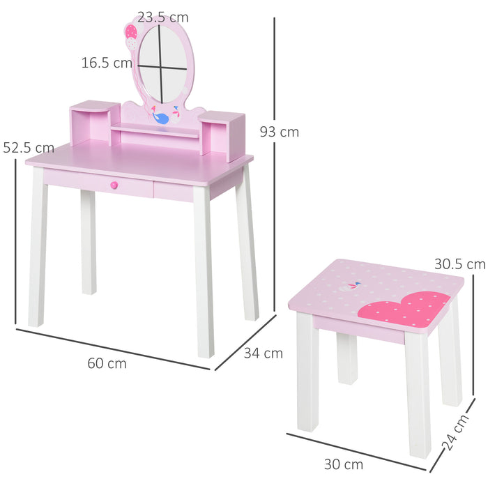 Kids Dressing Table Set