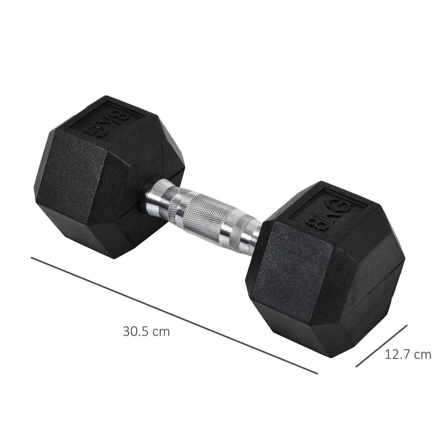 Rubber Dumbbell