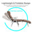 Outdoor Patio Sun Lounger Garden Texteline Foldable Reclining Chair Pillow Adjustable Recliner with Cushion - Brown