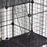 Pet Playpen DIY Small Animal Cage Enclosure Metal Wire Fence 39 Panels with 3 Doors 2 Ramps for Kitten Bunny Chinchilla Pet Mink Black