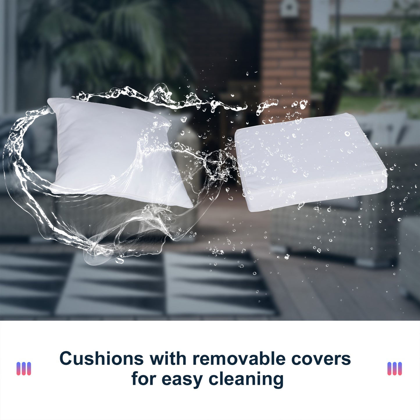 Rattan Rocking Chair Set