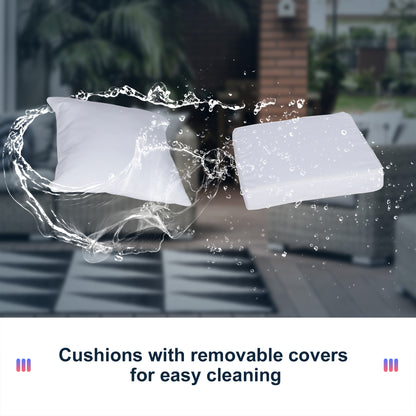 Rattan Rocking Chair Set