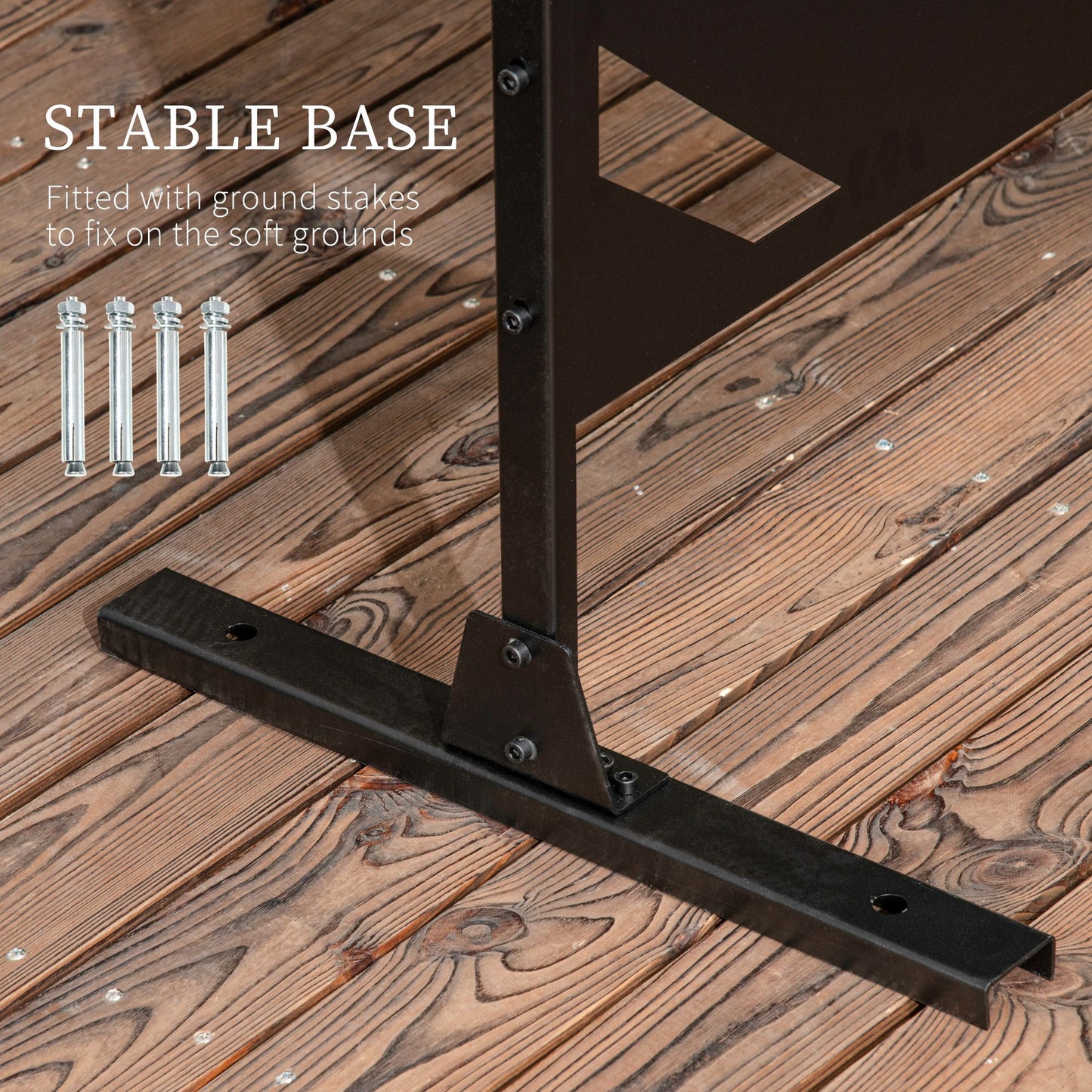 Outdoor Privacy Banana Leaf Pattern - Black