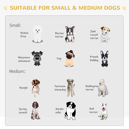 Wood Dog Crate Dog Cage Table Kennel Night Stand with Lockable Door for Small Medium Pets Grey 60 x 91 x 74 cm