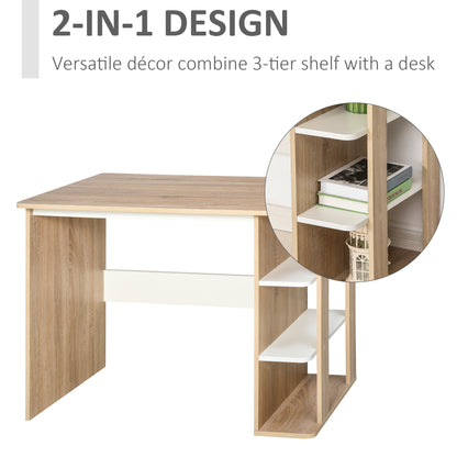 Desk with Shelves