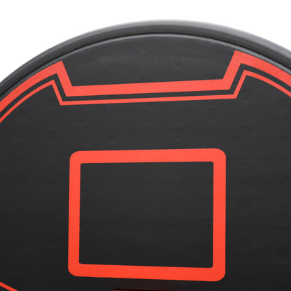 HOMCOM Basketball Stand Net Hoop Backboard Portable 155-210cm Hoop Height Adjustable with Wheels for Kids Sports Fun