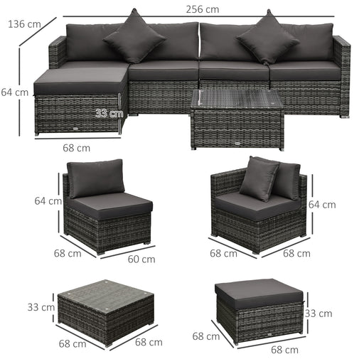 Rattan Sofa Set