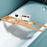 Extendable Bamboo Bathtub Shelf Rack Bath Caddy Tray Bathroom Storage 75-109Lx23.5Wx4T cm