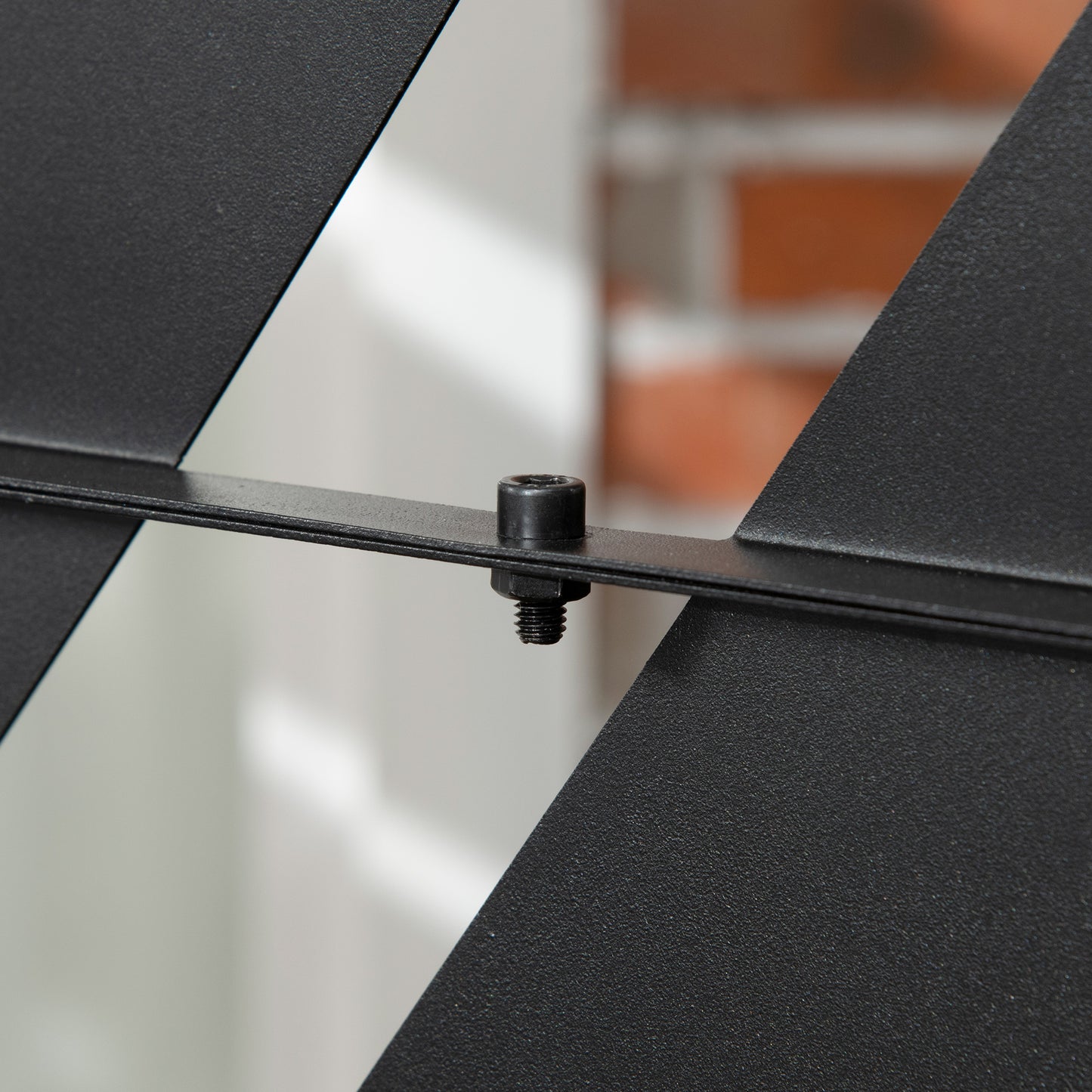 Outdoor Privacy Banana Leaf Pattern - Black