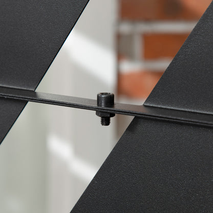 Outdoor Privacy Banana Leaf Pattern - Black