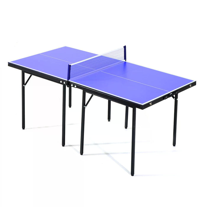 Foldable 5ft Mini Compact Table Tennis Table