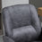 Swivel Computer Office Chair Mid Back Desk Chair for Home Study Bedroom, Charcoal Grey