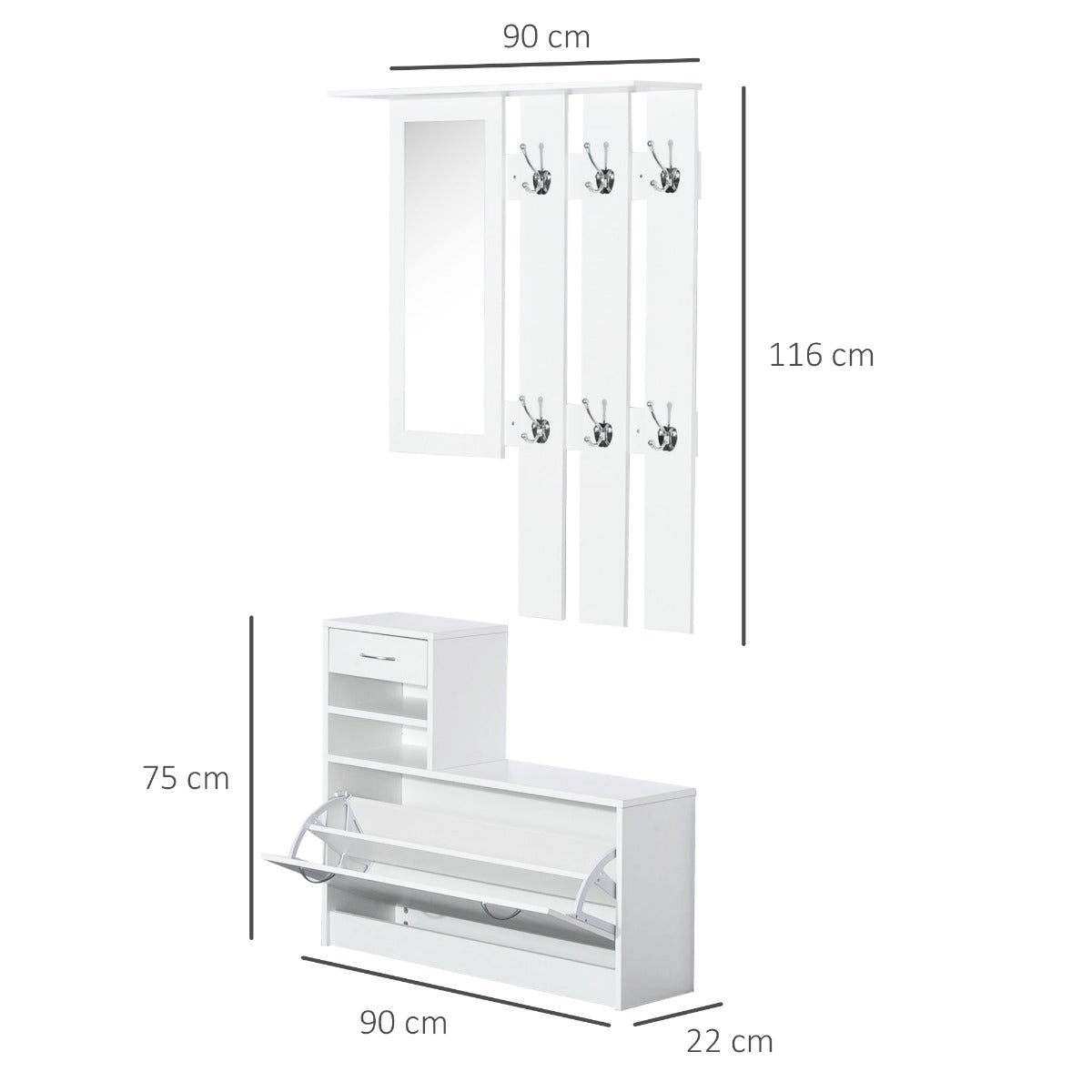 Entryway Storage Set