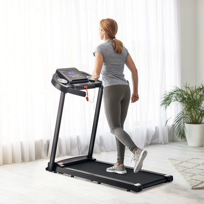 Treadmill Electric Motorised Running Machine w/ LED Display -  Ideal For Private Home & Office Workouts