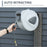 DURHAND Retractable Air Hose Reel 10m+90cm (Hose Diameter 3/8" 9.5mm), Hose Connector 1/4" BSP, Wall Mount Auto Rewind Hose-Reel