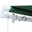 Manual Retractable Awning, size (4m x3m)-Green