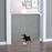 Retractable Dog Gate Stair Gate Safety Pet Barrier for Home Doorway Room Divider Stair Guard Grey 115L x 82.5H cm