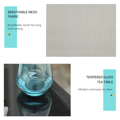 Outdoor Lounge Chair Set