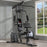 Multi-Exercise Gym Station, with 45kg Weight Stack, for Full Body Workout